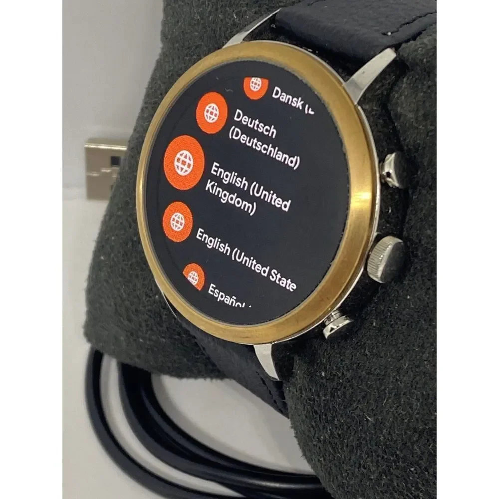 Fossil Gen 4 Authentic Digital Dial Smart Watch Custom Band FTW6016 AB618